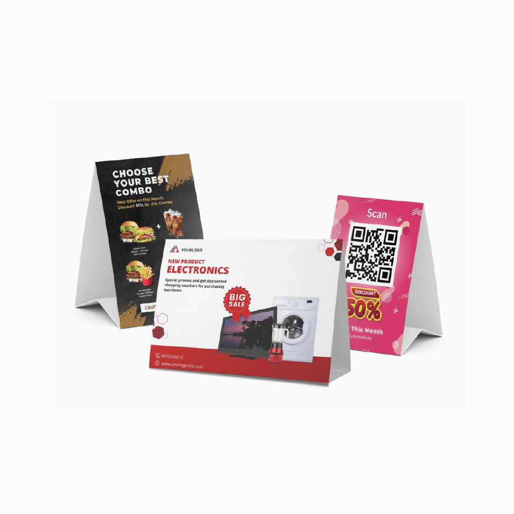 Custom Printed Table Tents