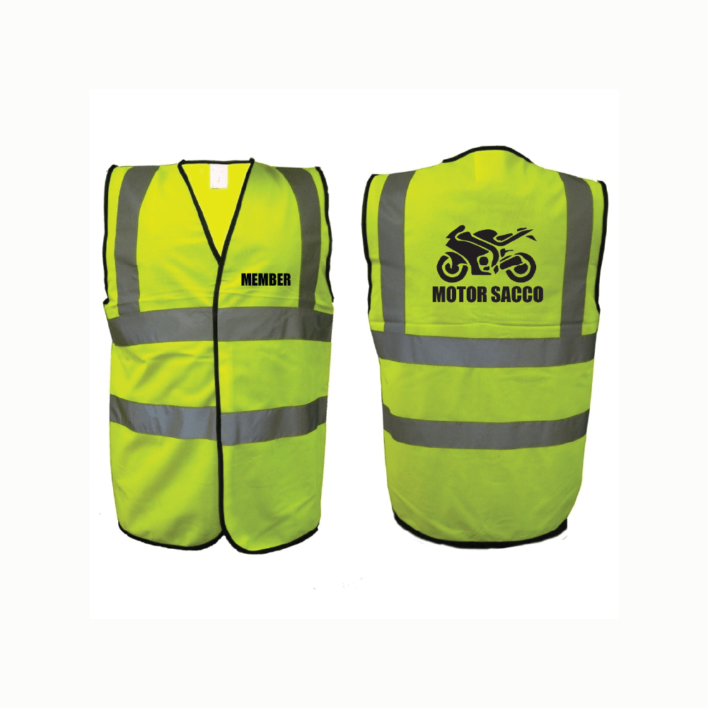 custom branded reflector vest