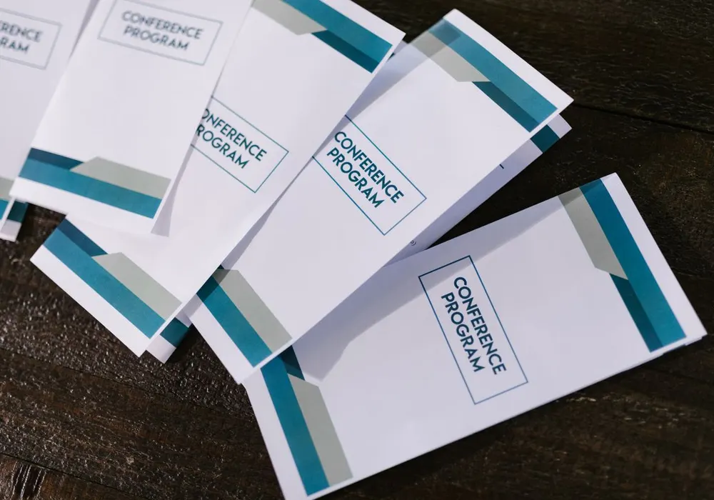 Printed conference programmes with branded cover design – Rocklink Brands commercial printing, Nairobi